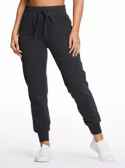 Rockfit Clothing Taylor Jogger In Heather Black