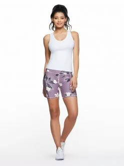 Rockfit Tummy Control Bermuda In Peachy Keen Active