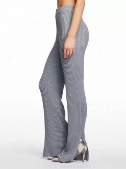 OJG Clothing Aminah Sweater Pant In Light Heather Grey