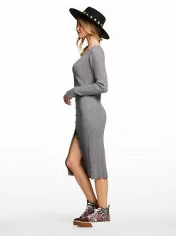 OJG Austyn Dress In Charcoal
