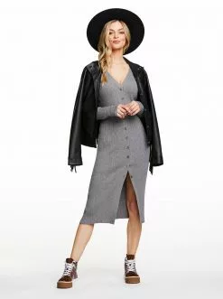 OJG Austyn Dress In Charcoal