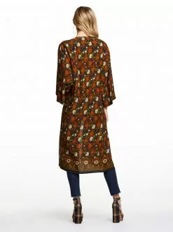 OJG Dee Kimono In Scripted Floral