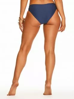 Amerex Pretty In Pique Side Ruched Hipster In Mood