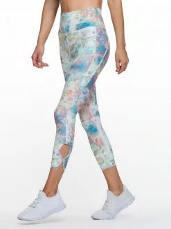 Rockfit Aiden Capri In Ice Green Tie-Dye