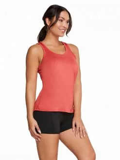 Rockfit Rory Tank In Baked Apple Clothing