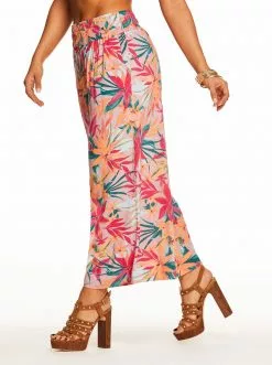 OJG Rosalie Wide Leg Pant In Floral Canopy