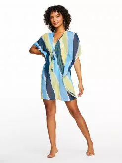 Amerex Tie-Dye Smooth Sailing Cover Up In Sol