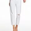 OJG Clothing Spotlight High Rise Straight Jeans In White