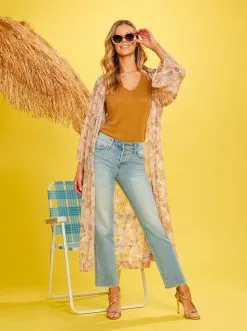 OJG Blakely Duster In Wild Paisley