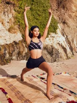 Rockfit Tummy Control Solid Hottie In Meteorite Active