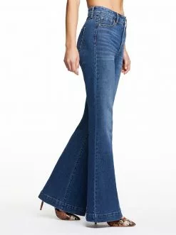 OJG Clothing True Love Wide Leg Trouser Jeans In Sia - 31"