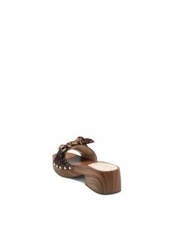 Camuto Resima Platform Slide In Leopard