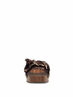 Camuto Resima Platform Slide In Leopard