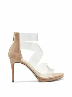Camuto Dysti High Heel Sandal In Clear