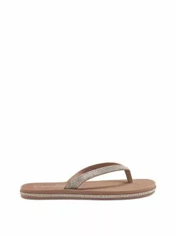 Camuto New Arrivals Kalouy Flat Flip Flop In Chai Latte