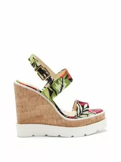 Camuto Shoes Maede Platform Wedge Sandal In Tropical