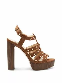 Camuto Rienne Platform Sandal In Tobacco