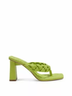 Camuto Shoes Zaliye High Heel Thong Sandal In Green