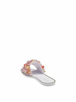 Camuto Kassime Flat Slide In Oyster Pearl Shoes