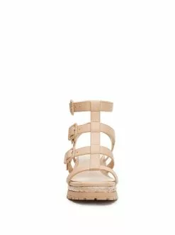 Camuto Koyze Platform Wedge Sandal In Buff New Arrivals