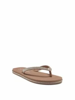 Camuto New Arrivals Kalouy Flat Flip Flop In Chai Latte