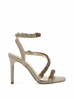Camuto Oriema High Heel Sandal In Champagne