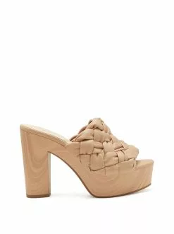 Camuto Supira Platform Slide In Buff