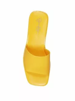 Camuto Gavena Slide In Yellow Shoes