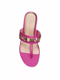 Camuto Shoes Movena Flat Thong Slide In Pink
