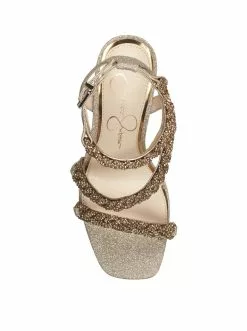 Camuto Oriema High Heel Sandal In Champagne