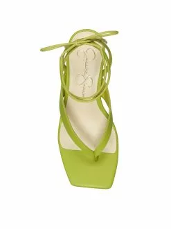 Camuto Sitelli Mid Heel Sandal In Green Shoes