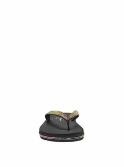 Camuto Kalouy Flat Flip Flop In Black Shoes