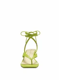 Camuto Sitelli Mid Heel Sandal In Green Shoes