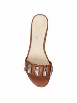 Camuto Amille Flat Slide In Ginger Cookie