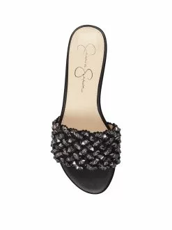 Camuto Aprio Flat Slide In Black