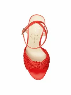 Camuto Immie Platform Sandal In Red