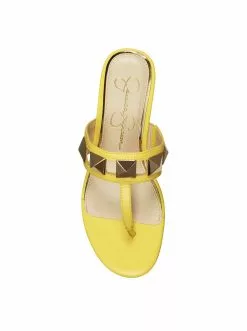 Camuto Movena Flat Thong Slide In Buttercup