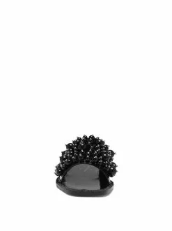 Camuto Shoes Kassime Flat Slide In Black Pearl