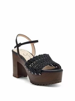 Camuto Timia Platform Sandal In Black Shoes