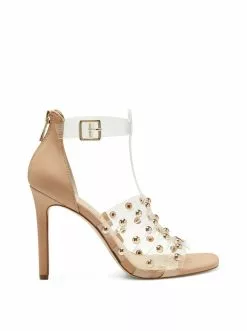 Camuto Oprina High Heel Sandal In Clear Shoes
