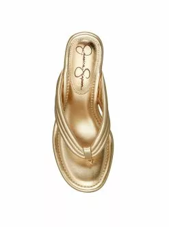 Camuto Kemnie Wedge Slide In Gold