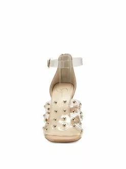 Camuto Oprina High Heel Sandal In Clear Shoes