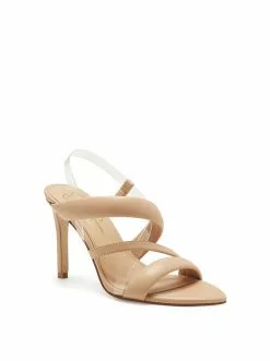 Camuto Krissta High Heel Sandal In Buff Shoes