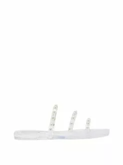 Camuto Jullema Flat Slide In Clear