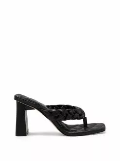 Camuto Zaliye High Heel Thong Sandal In Black Shoes