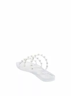 Camuto Jullema Flat Slide In Clear