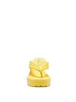 Camuto Shoes Kemnie Wedge Slide In Buttercup