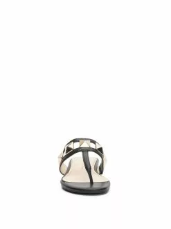 Camuto Shoes Movena Flat Thong Slide In Black