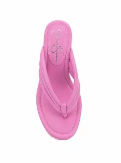 Camuto Kemnie Wedge Slide In Bubble Pink