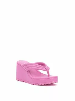 Camuto Kemnie Wedge Slide In Bubble Pink